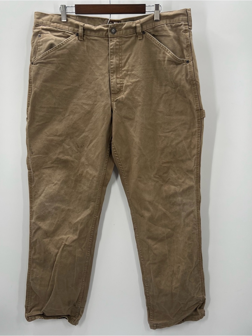 J081 Schmidt 40X34 Men's Cargo Pants in Tan - Rugged Utility Style
